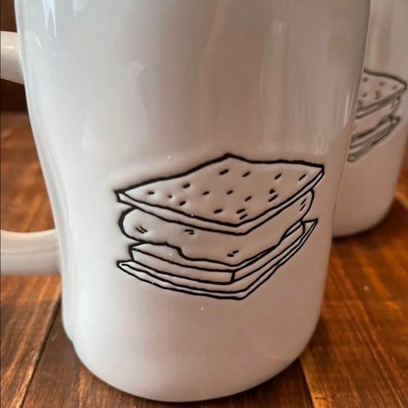 2 Rae Dunn Gimme Smores Two Sided Mugs - Picture 3 of 5